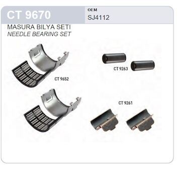 Sada opravárenská třmenu MERITOR Serie LRG ložiska vč. čepu 