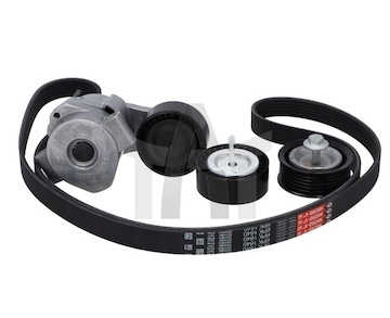 Sada žebrovaných klínových řemenů GATES K166PK1640