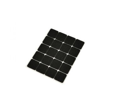 Samolepící plstěné podložky pod nábytek 20 ks čtvercové 20x20 mm GEKO G29811