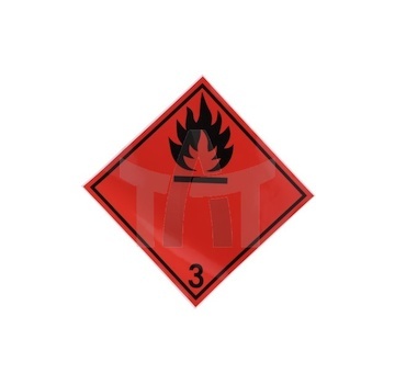 Samolepka ADR hořlavé kapaliny
