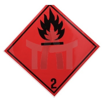 Samolepka ADR hořlavé plyny