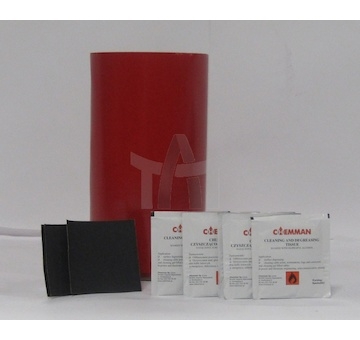 Samolepka na opravu plachty červená HPLAST/CZER/R22