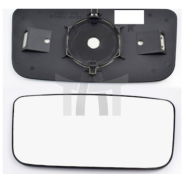 Sklo do zrcátka - vnější zrcátko  WR6701E