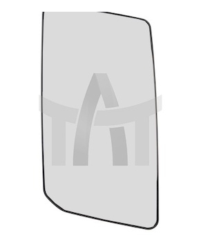 Sklo zrcátka DAF XF/XG/XG+ pravé MEKRA 191027012099