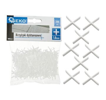 Spárovací křížky 1mm 200ks GEKO G00444-1