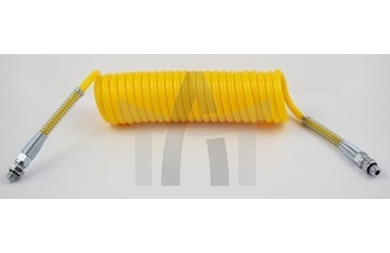 Spirálová pneumatická hadice M16 žlutá 25-ZVOJ SERTPLAS F3819HW25S16