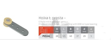 Střešní rolna FI37 s přímým uchycením