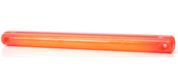 Světlo poziční - obrysové dlouhé rovné červené NEON, bez úchytu, 12/24V, 38cm kábel, WAS