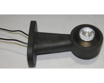 Světlo poziční - tykadlo dlouhé rovné dvoubarevné LED, 12/24V, 27cm kábel, WAS, levé