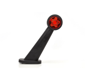 Světlo poziční - tykadlo dlouhé zkosené dvoubarevné LED, 21cm kábel, 12/24V, WAS, levé