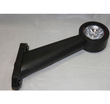 Světlo poziční - tykadlo dlouhé zkosené LED, 12/24V, 45cm kábel, levé