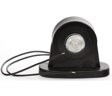 Světlo poziční - tykadlo krátké dvoubarevné LED, 12/24V, 33cm kábel, WAS, levé