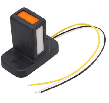 Světlo poziční - tykadlo krátké rovné LED, 12/24V, WAS