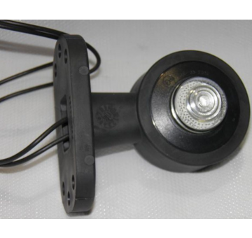 Světlo poziční - tykadlo krátké rovné LED, dvoubarevné, 12/24V, 32cm kábel, WAS, levé