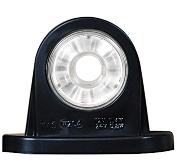 Světlo poziční - tykadlo krátké rovné LED, dvoubarevné, 12/24V, 33cm kábel, WAS, levé/pravé