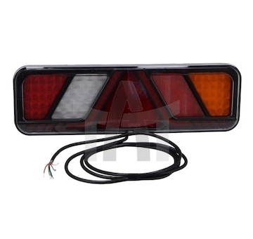 Světlo zadní diodové 24V 6-funkční pravé FRISTOM FT-700-066PLED