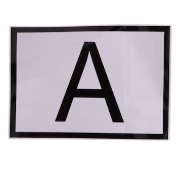 Tabulka A 250x350mm SAMOLEPKA