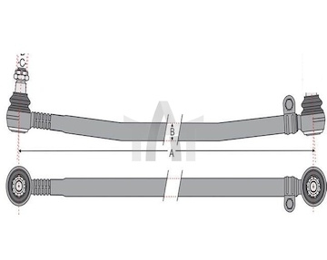 Táhlo řízení JURATEK JSS1703