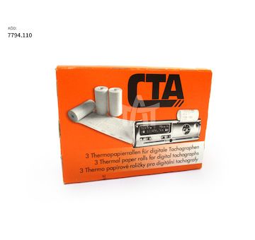 Termopapír pro digitální tachografy 3 role 8 m