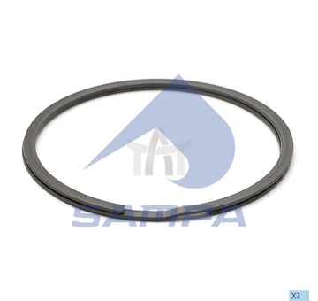 Těsnicí kroužek, sběrné výfukové potrubí SAMPA 046.456