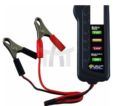 Tester nabití akumulátoru 12V