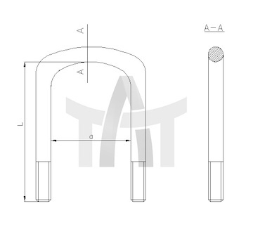 Třmen pera BPW M24X101X308