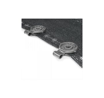 Upínací spona na sítě tkaniny šedá BUNGEE CORD CLIPS BRADAS BR-BCK4-GY-L