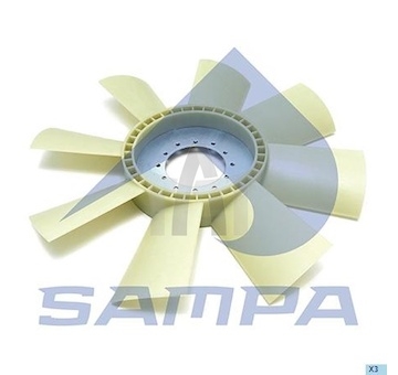 Větrák. chlazení motoru SAMPA 200.180-01