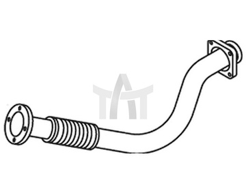 Výfuková trubka DINEX DIN28180