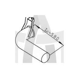 Výfuková trubka DINEX DIN68611