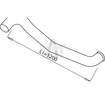 Výfuková trubka DINEX DIN68671