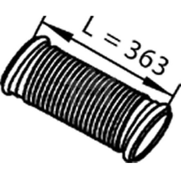 Výfuková trubka DINEX DIN82202