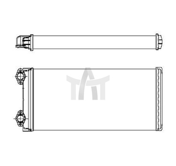 Výměník tepla - vnitřní vytápění NRF NRF53546
