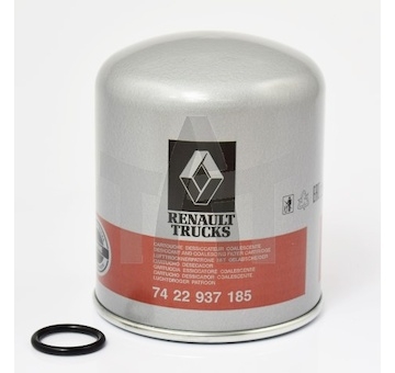 Vysoušecí patrona vzduchu - pneumatický systém RVI 7422937185