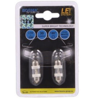 Žárovka LED SMD5050 SV8,5 10x31mm BOSMA