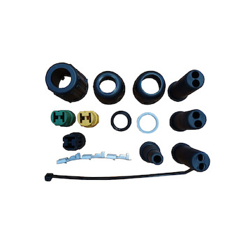 Zástrčka ASS1 2 pol.zelená dutinka 