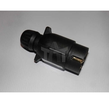 Zástrčka elektrická 7pólová 12V plastová