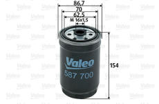Palivový filtr VALEO 587700