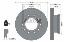 Brzdový kotouč TEXTAR 93267000