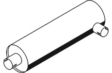 Střední-/zadní tlumič výfuku DINEX 64342