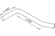 Výfuková trubka DINEX 68655