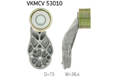 Vratná/vodicí kladka, klínový žebrový řemen SKF VKMCV 53010