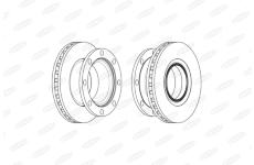 Brzdový kotouč BERAL BCR347A