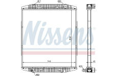 Chladič, chlazení motoru NISSENS 619730