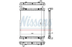 Chladič, chlazení motoru NISSENS 63332