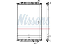 Chladič, chlazení motoru NISSENS 637780