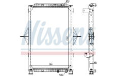 Chladič, chlazení motoru NISSENS 63778A