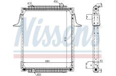 Chladič, chlazení motoru NISSENS 63789A