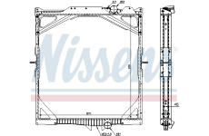 Chladič, chlazení motoru NISSENS 65462A