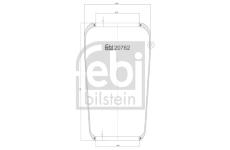 Mech, pneumatické odpružení FEBI BILSTEIN 20762